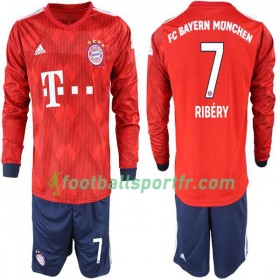 Tenue Bayern Munich Ribery 7 Enfant Domicile 2018-2019 Maillot de Foot ML